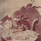 Плакат 33. Берлинская гадалка (1943 г., художник МОА)