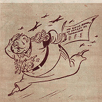 Плакат 36. Действия союзников (1943 г., художник МОА)