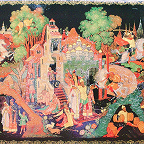  И. В. Маркичев. "Илья Муромец". Шкатулка. 1944.