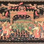 И. В. Маркичев. "Слава победителям". Шкатулка. 1942.