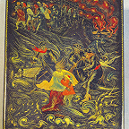 Вихрев Н. Ф. "Новый порядок в Европе". Шкатулка. 1943. Палех.