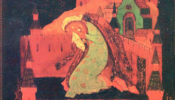 И. П. Вакуров. Плач Ярославны. Шкатулка. 1941.