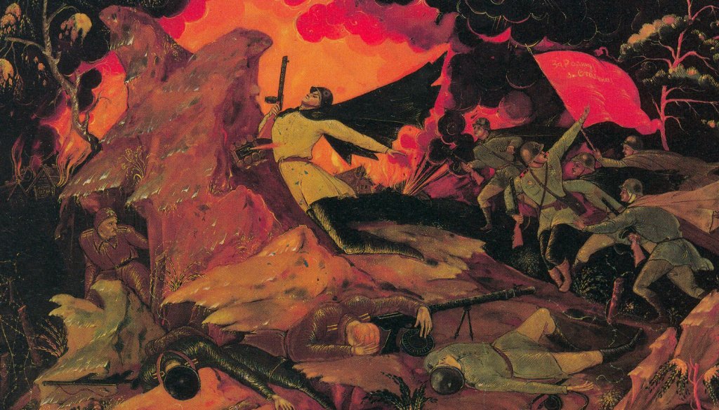  Куркин А. М. Александр Матросов. Палех